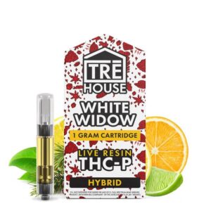 Live Resin THC-P Cartridge - White Widow - Hybrid 1g