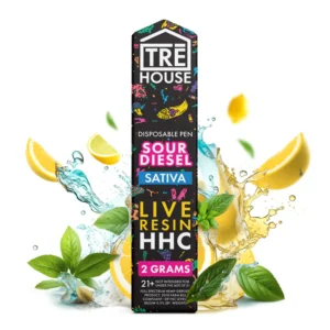Live Resin Vape Pen - HHC - Sour Diesel - Sativa - 2g